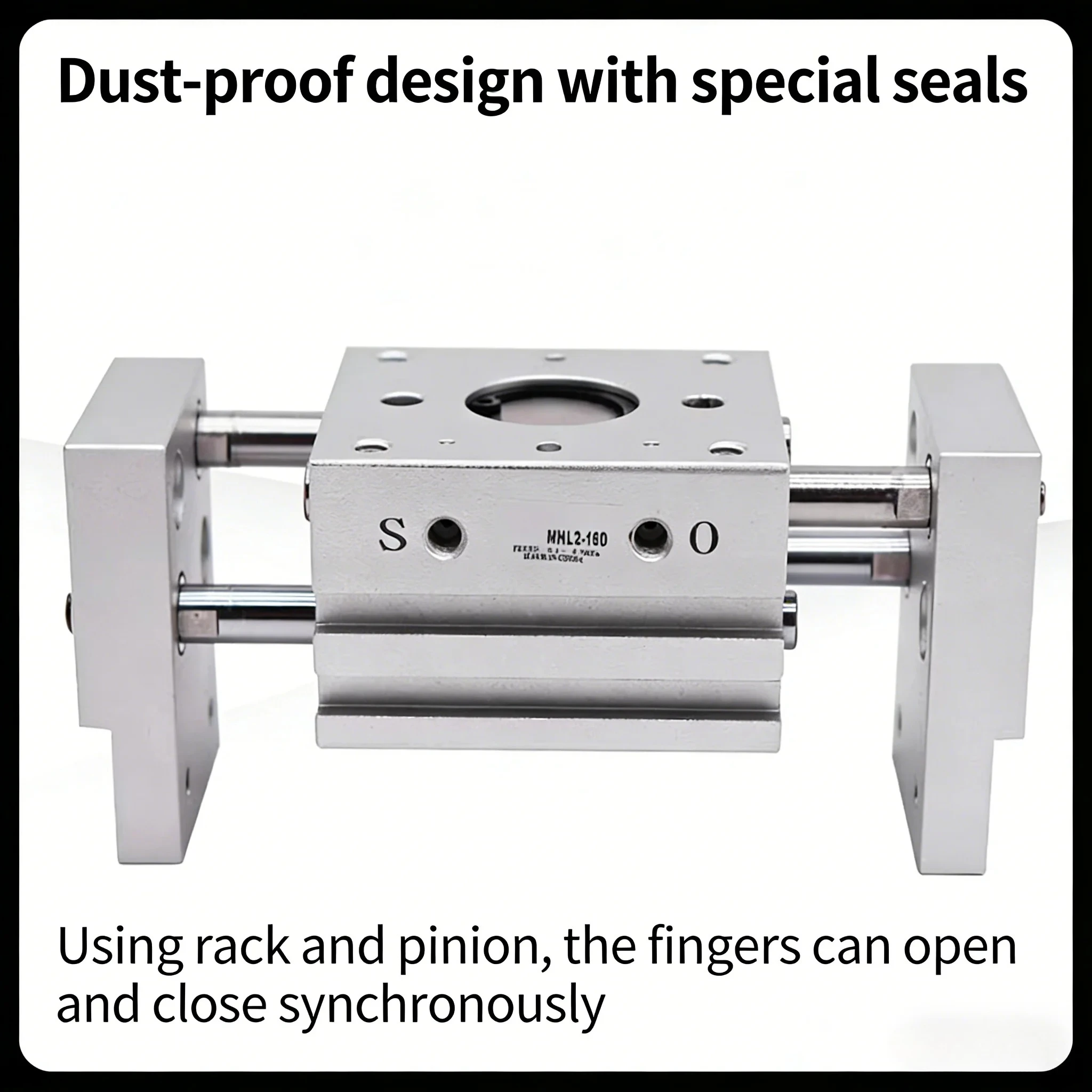 Finger Cylinder Parallel Wide Type Air Claw MHL2-10D-16D-20D-25D-32D-40D/D1/D2