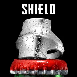 Simple Shield Gemstone Stainless Steel Men Rings Punk New For Male Women Fashion Jewelry Creativity Gift Wholesale Dropshiping