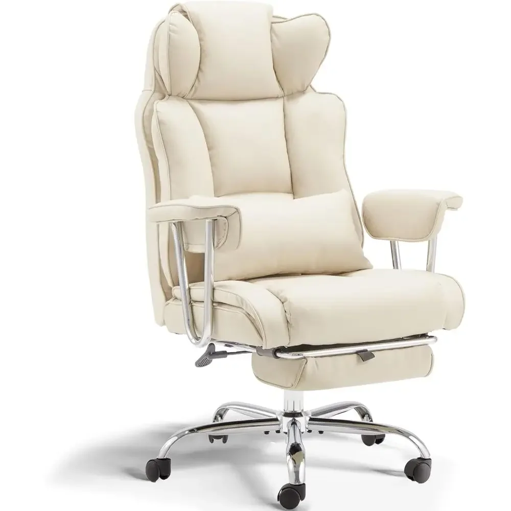 Ergonomic Large-Capacity Reclining Office Chair with Footrest for Comfortable Support up to 400lbs