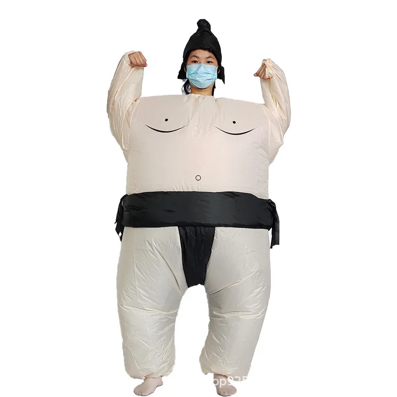 Fat Man Sumo Wrestling Inflatable Costumes Game Competition Halloween Party Cosplay Costume Funny Props