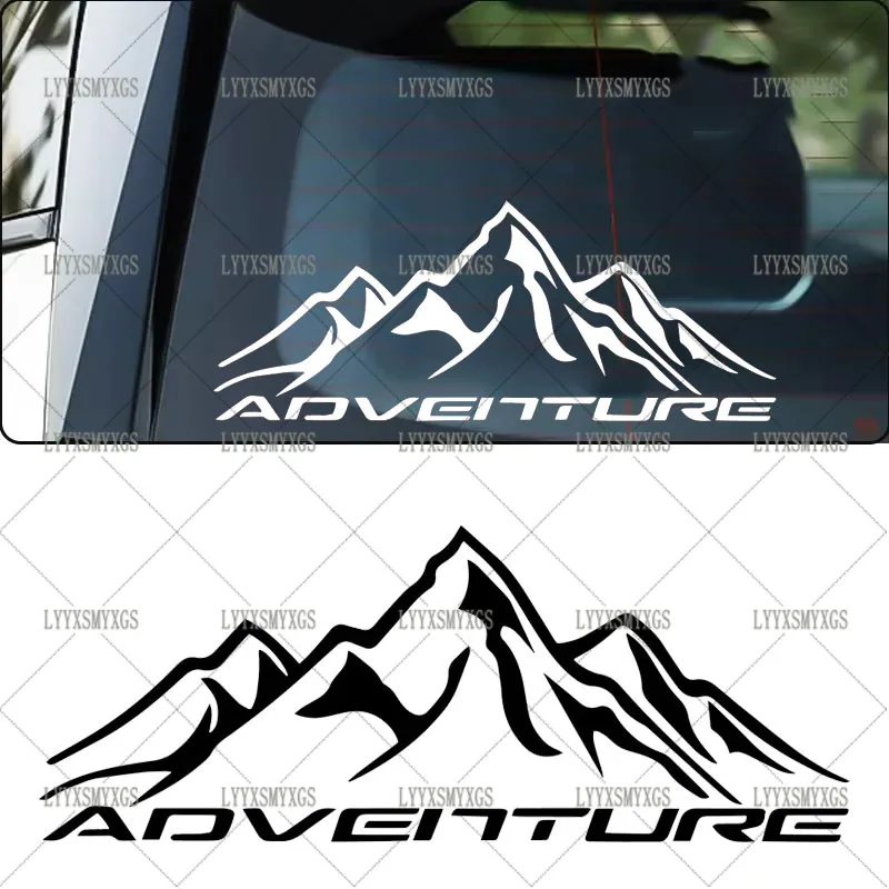 

Self-Adhesive Custom Mountain Adventurer Design Car Stickers Waterproof Sunscreen Vinyl Decal PVC wholesale Car Accessories