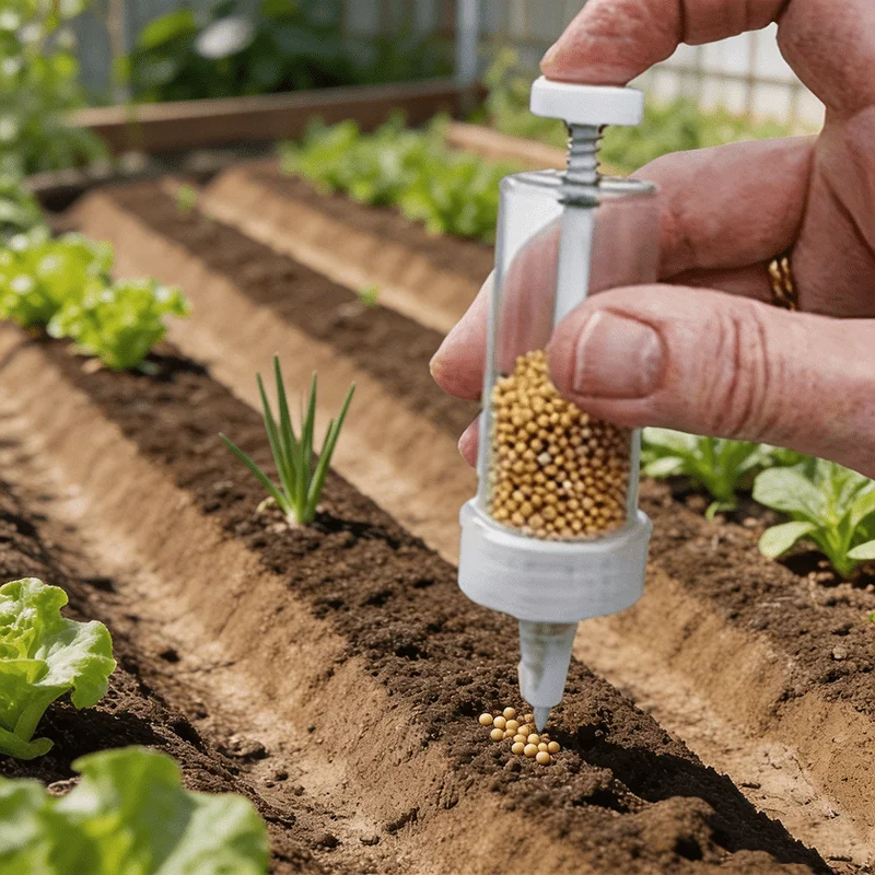 Handheld planter,mini hand seeding tool,essential for gardening,suitable for garden planting, pots and flower beds, rape planter