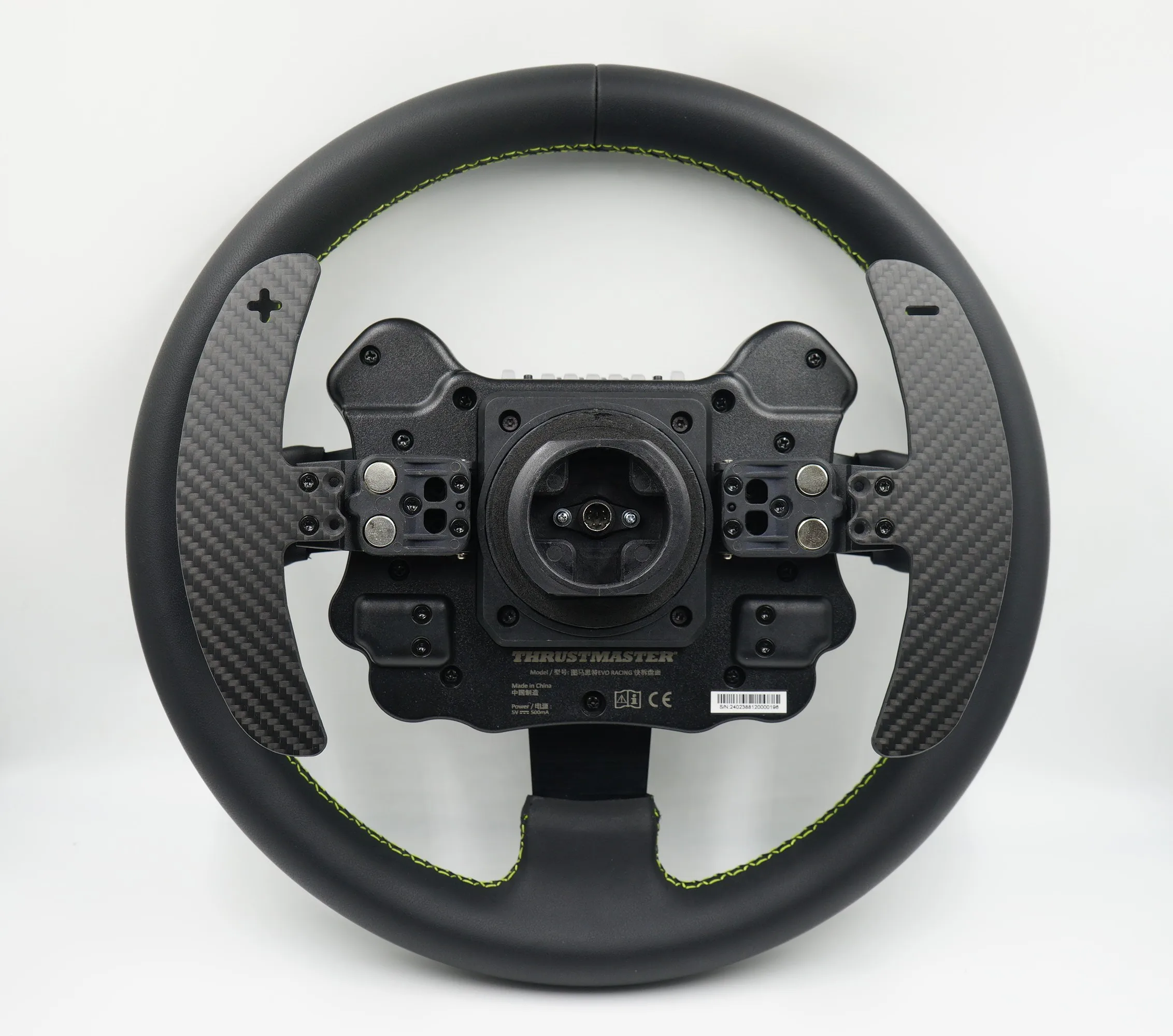 SIMPUSH Karbonowe Manetki Zmiany Biegów Mod Akcesoria Tuningowe Do Thrustmaster EVO Racing 32R Skóra — zdjęcie produktu 3