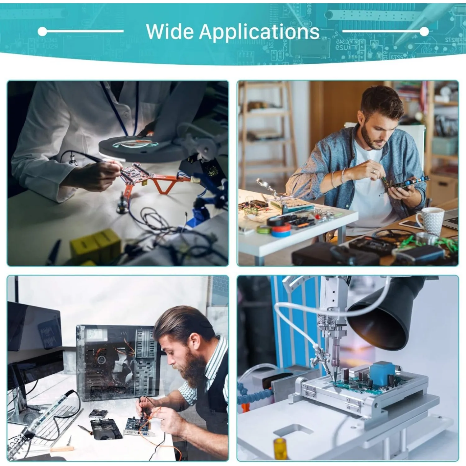 13 قطعة/المجموعة 900M-T سبيكة لحام رئيس مزيج أطراف لحام خالية من الرصاص 1C 2C 3C 4C 0.8D 1.6D 2.4D 3.2D K SK B I IS ملحقات لحام