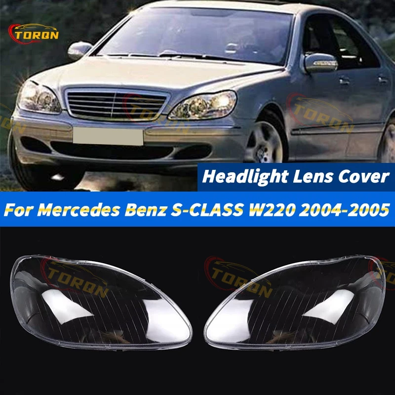 

Для Mercedes Benz S-Class W220 2004 2005 автомобильная фара крышка абажур фары крышка фары автомобильные аксессуары