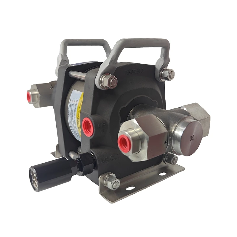 Air Driven Liquid Pump Max 4000psi High Pressure Pneumatic Driven Hydro Testing Pump For Valves Or Tubes