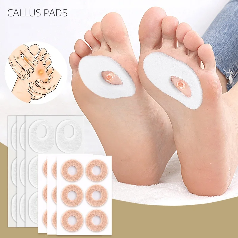 

Felt Corns Foot Calluses Preventing Pain Friction Invisible Protective Patch Soles Of Feet