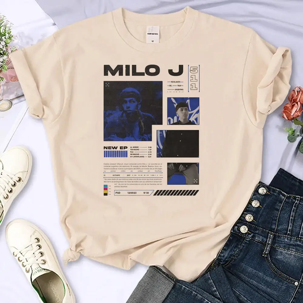 Milo j t-shirt women Trendy korean clothes harajuku  80s Pop Culture t-shirt Pastel streetwear Colorful Vintage harajuku Grunge