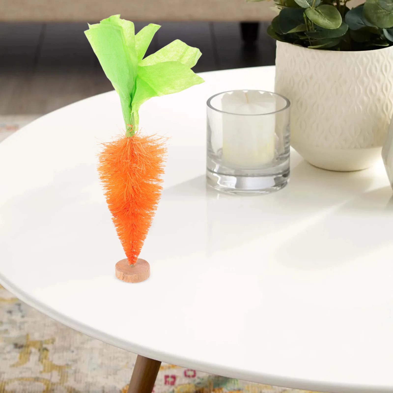 

6Pcs Sisal Fiber Carrot Tabletop Decoration Cute Artificial Carrot Ornaments Easter Party Decorations Farmhouse Spring