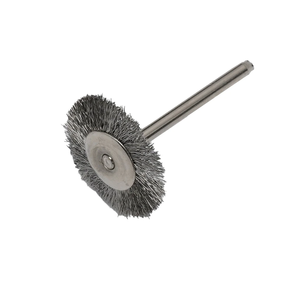 24Pcs Brass BrushSteel Wire Wheels Brushes Drill Rotary Tools Polishing For Dremel Rotary Tools Metal Rust Removal Brush Set