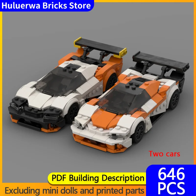 

Модель скоростного гоночного автомобиля MOC, строительные кирпичи X-Bow GTX Hypercar, модульная технология, подарки, праздник, сборка, детские игрушки, костюм