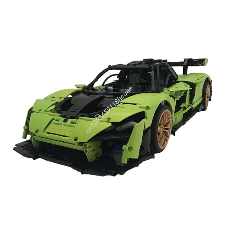 2709 قطعة MOC McLarenesd Senna B نموذج اللبنات التقنية العمارة لتقوم بها بنفسك هدية الكريسماس ألعاب إبداعية فكرة الطوب الاطفال