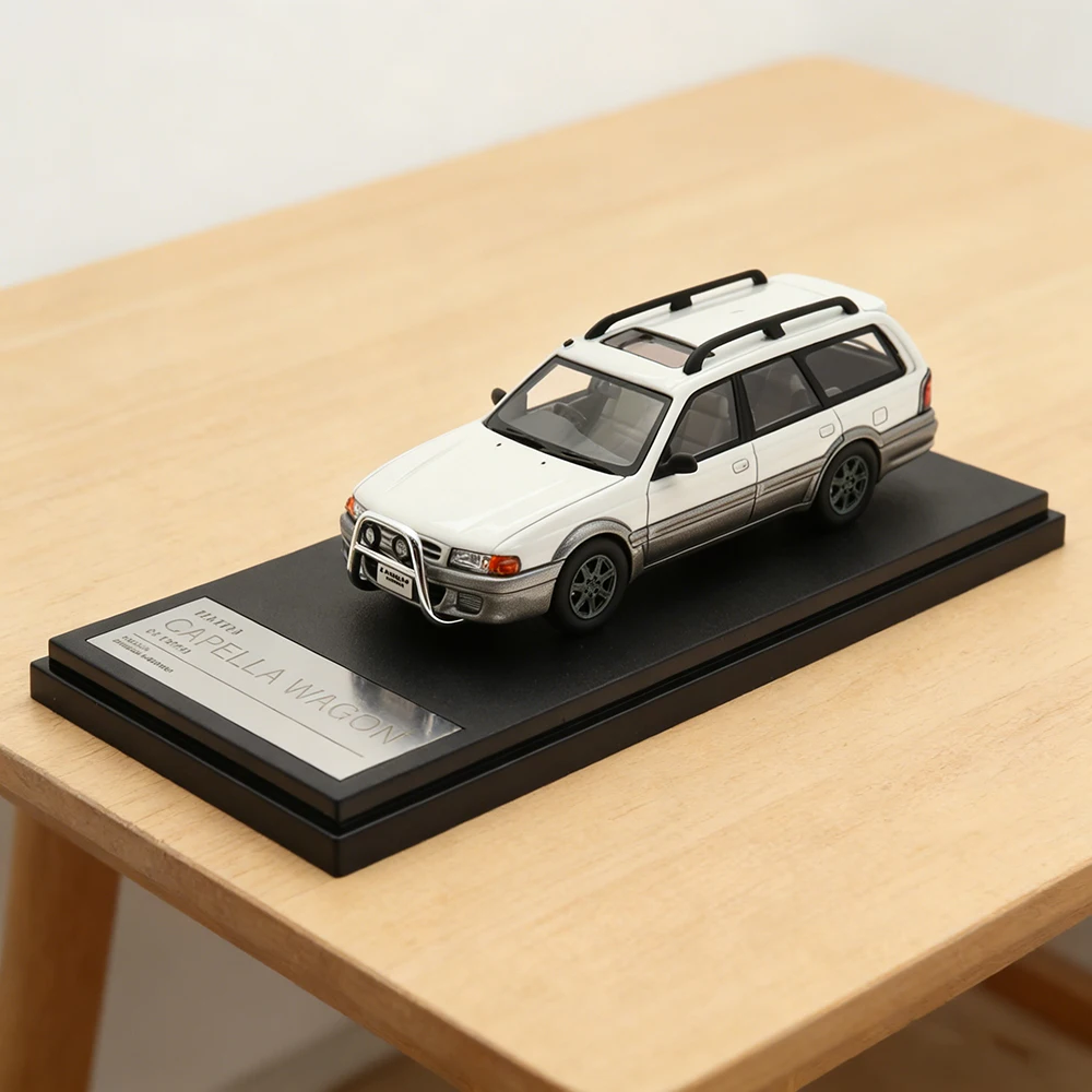 Hi-stroy Brand 1:43 Mazda Capella Wagon Resin Model Car Diecast Simulation Vehicle High Detail Static Display Collectible Gift
