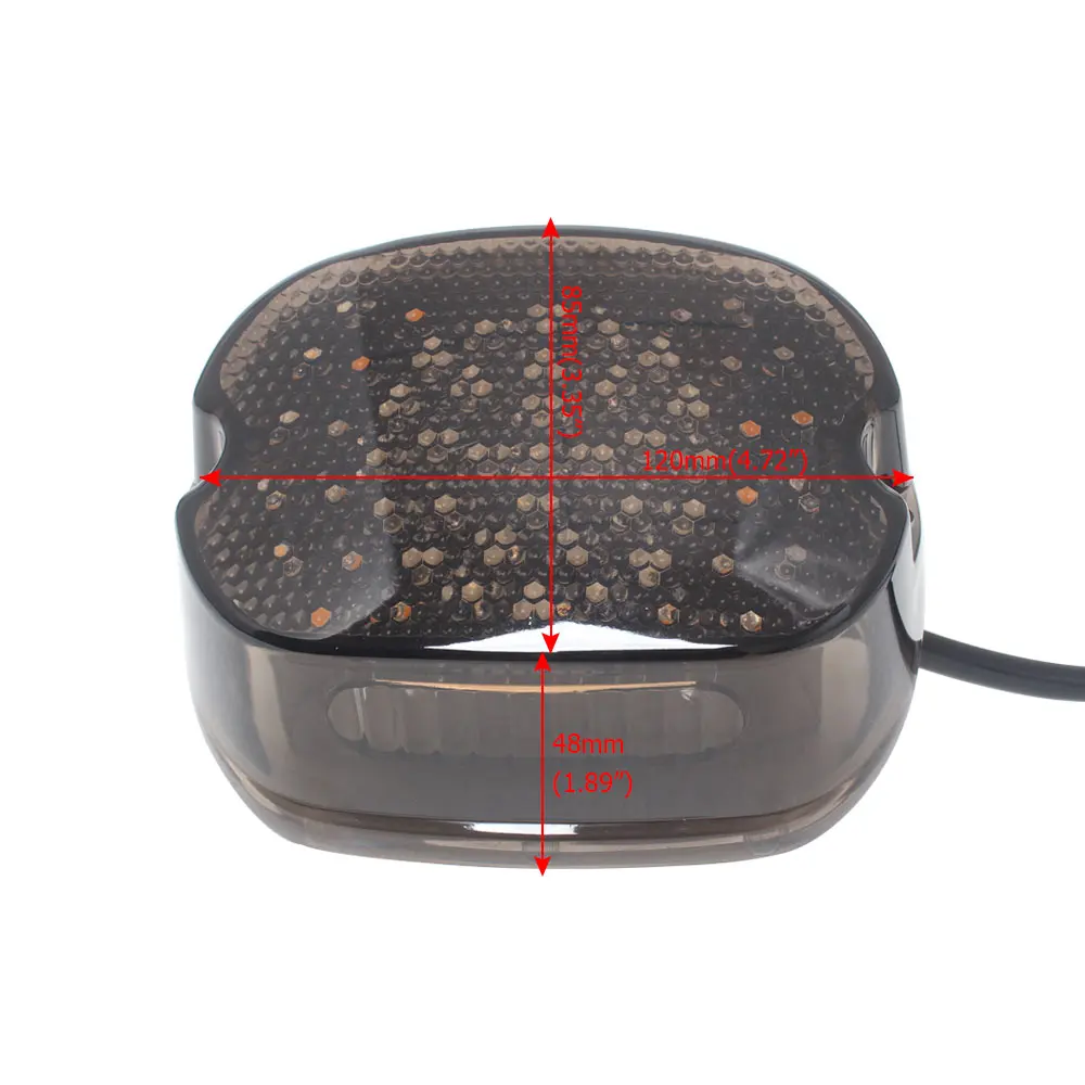 All-in-One LED Tail Light Brake Turn Signal Lamps For Harley Touring Road Glide Dyna Softail Fat Boy Sportster XL883 1999-2023