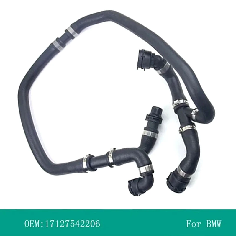 

Шланг радиатора охлаждающей жидкости для BMW 5 6 серии E60 E63 525I 530I 630I, шланг радиатора водяного бака, 17127542206 деталей