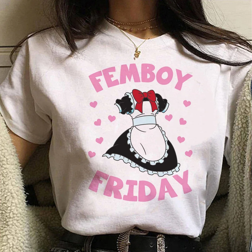 مصمم الإناث تي شيرت مضحك ، الشارع الشهير الإناث ، المحملة النسائية ، Y2K الملابس #1