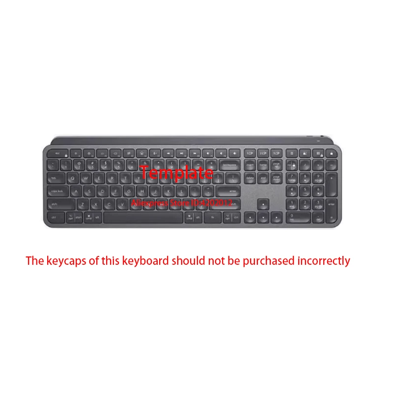 Kunci & klip Laptop Keyboard pengganti untuk Logitech Craft MX YR0073, GreyBlack Fn Space ctrl ait cmd tutup kunci dan engsel