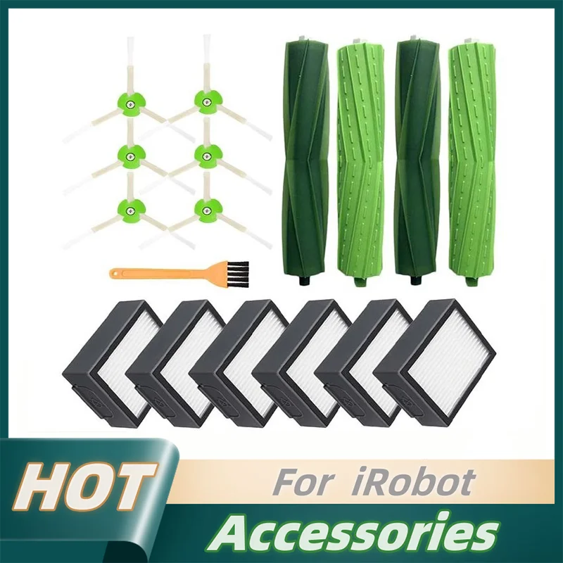 

Hepa Filter Side Main Roll Brush for iRobot Roomba i7 E5 E6 I Series Spare Parts Robot Vacuum Cleaner Replacement Accessories