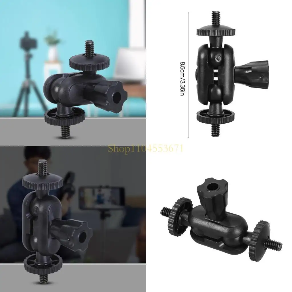 Best Seller Double 1/4inch Male Threaded Screw Adapter Double Head Studs for DSLR Cameras and Microphones Attachments