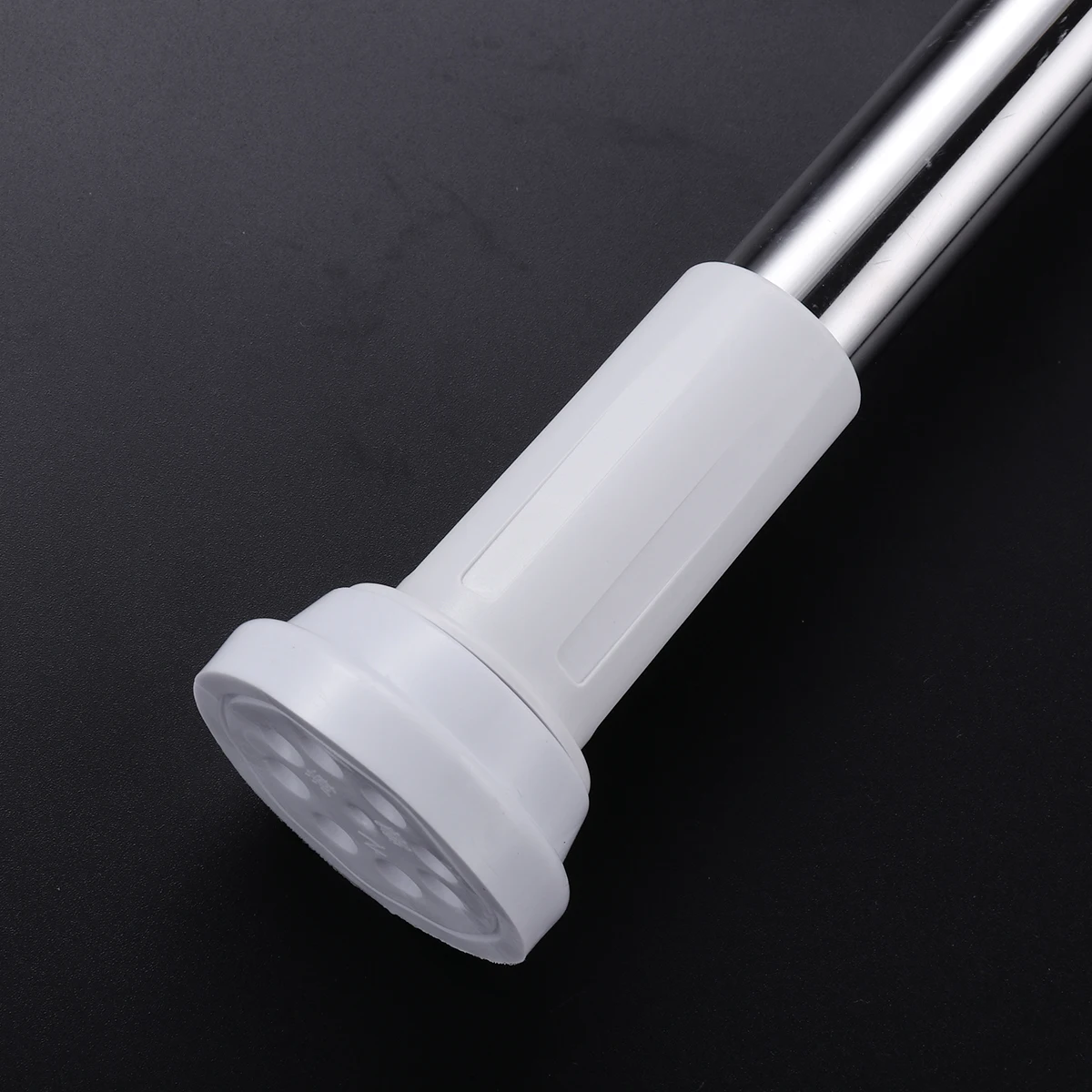 

2pcs Telescopic Shower Curtain Rod Hanger Clothesline Pole Holder Stainless Steel Adjustable Drapes Curtains Decor Accessories