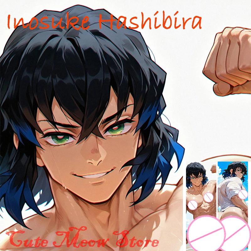 

Dakimakura anime Inosuke Hashibira Double-sided Print Life-size body pillows cover Adult pillowcase Customizable