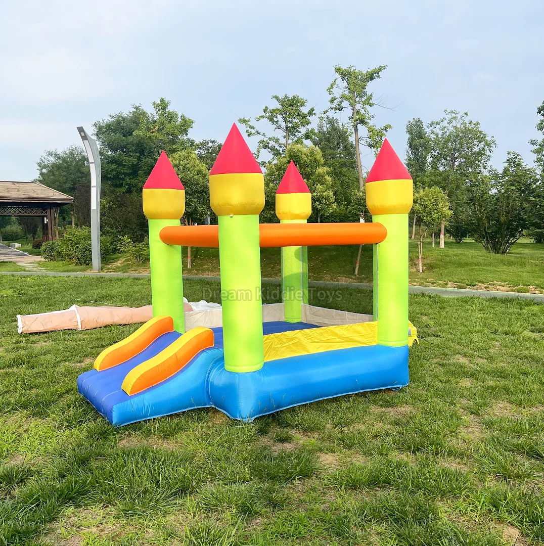 Casa inflável do salto com corrediça, castelo de salto mini para crianças, bouncer para o partido, arrendamento, venda quente