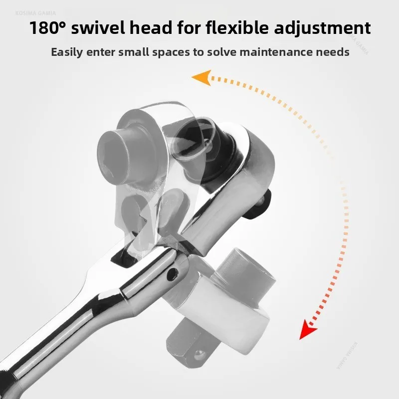 2 in1 Ratchet Wrench 1/4