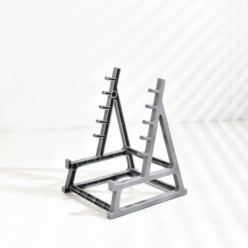 Creative Barbell Shaped Pen Holder Metal Desk Organizer Fitness Decor Stationery Stand Eyeglass Storage Office Gift