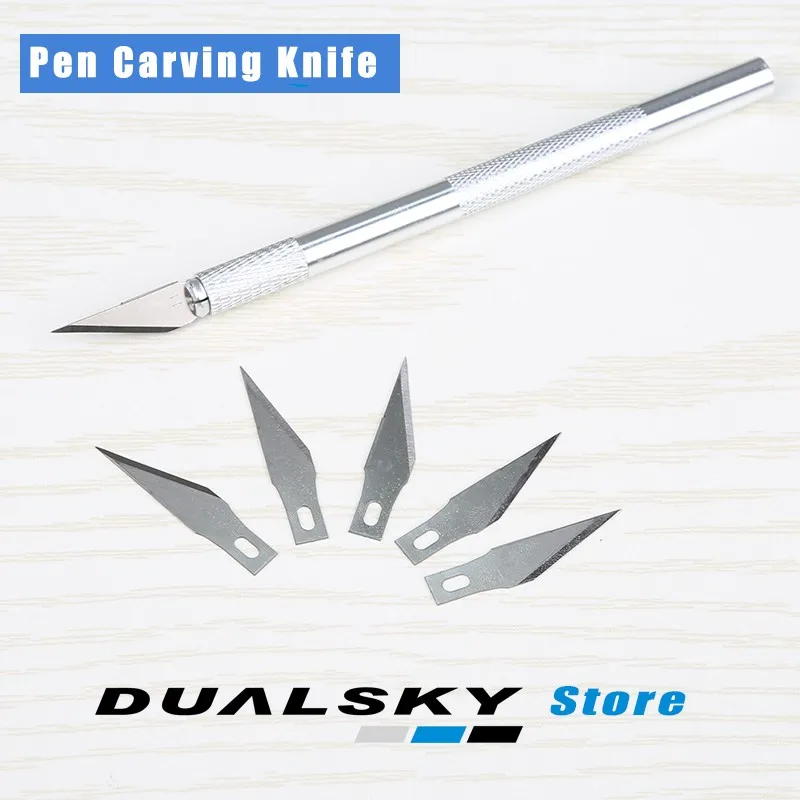Model DIY Tool Model Pen Knife Hook Knife Aluminum Alloy Material Engraving Tool Tool Paper Cutting