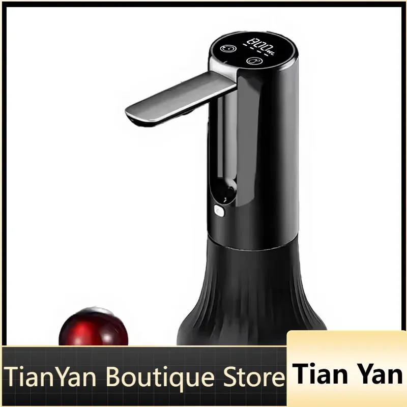 EE1 Foldable Electric USB Rechargeable Automatic Water Dispenser Pump with Digital Display One Button Operation for 2-5