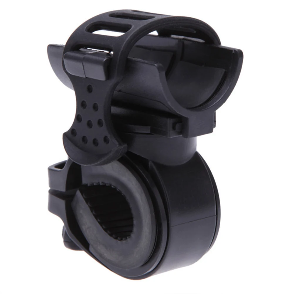 

360 Degree Rotatable Bike Lamp Holder Flashlight Mount Elastic Rubber Durable Easy Operation Outdoor Camping Hiking Tool Bike