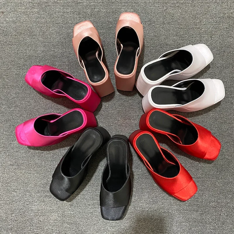 2022 Summer Ladies Premium Wedge Slippers Platform Women Shoes Dress Office Ladies Wedding Banquet Slippers fashion shoes