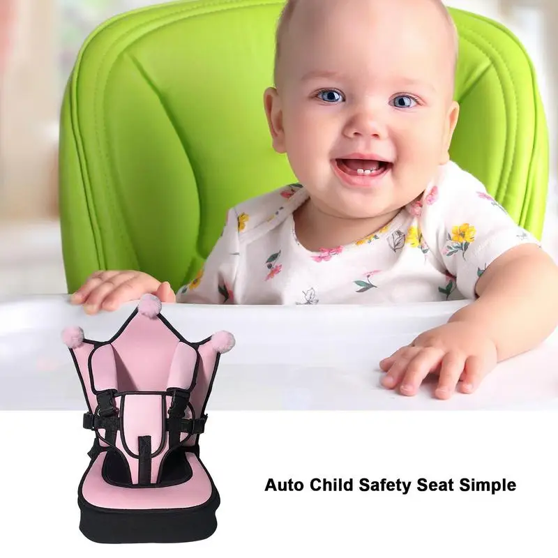 Child Safety Seat Mat Adjustable Chairs Mats Baby Car Seat Cushion Breathable Stroller Seat Pad Baby Safety Seat Fashion Mat Pad