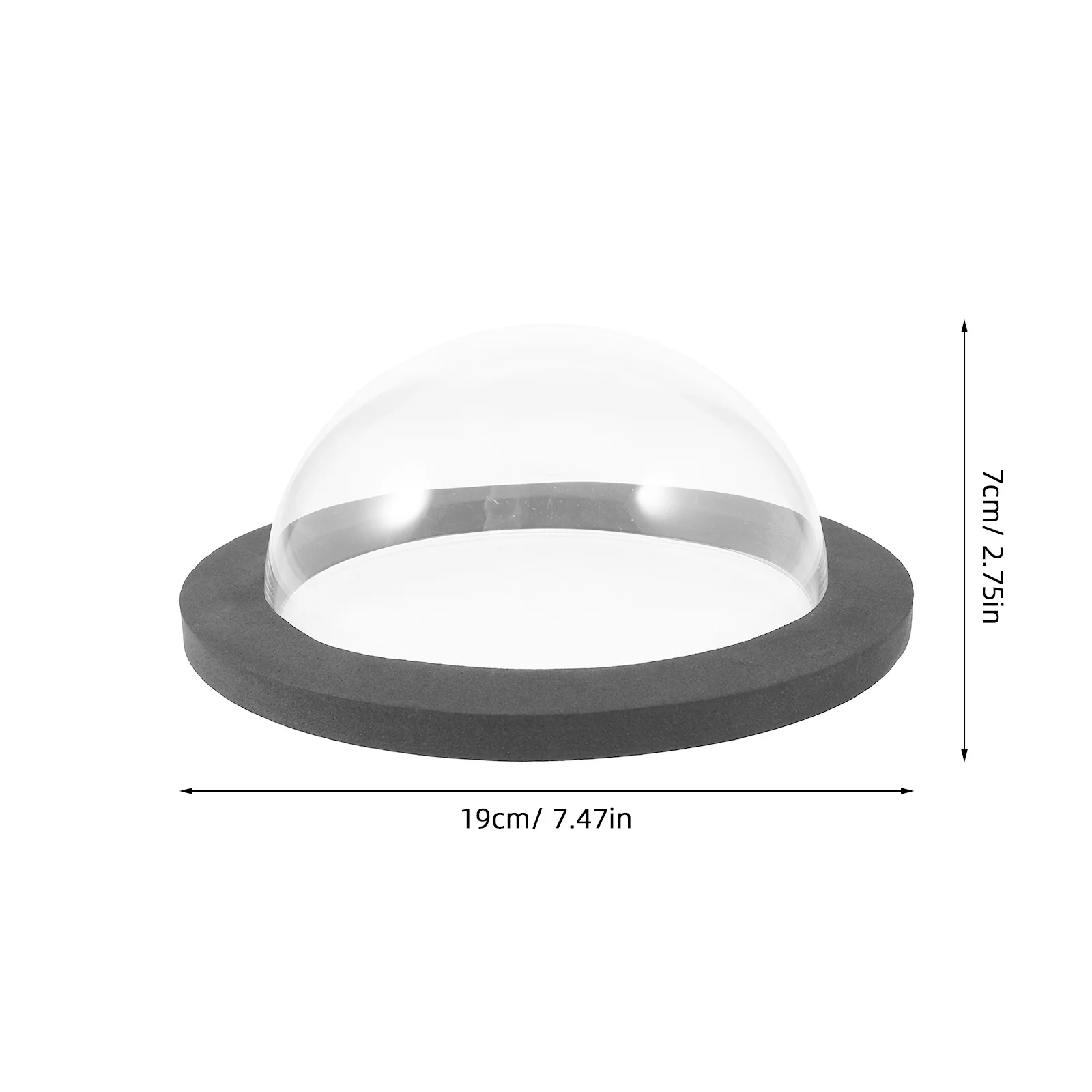 Pond Floating Dome Transparent Fish Habitat Immersive Underwater View Resistant Sturdy Garden Pond Fish Dome Accessory