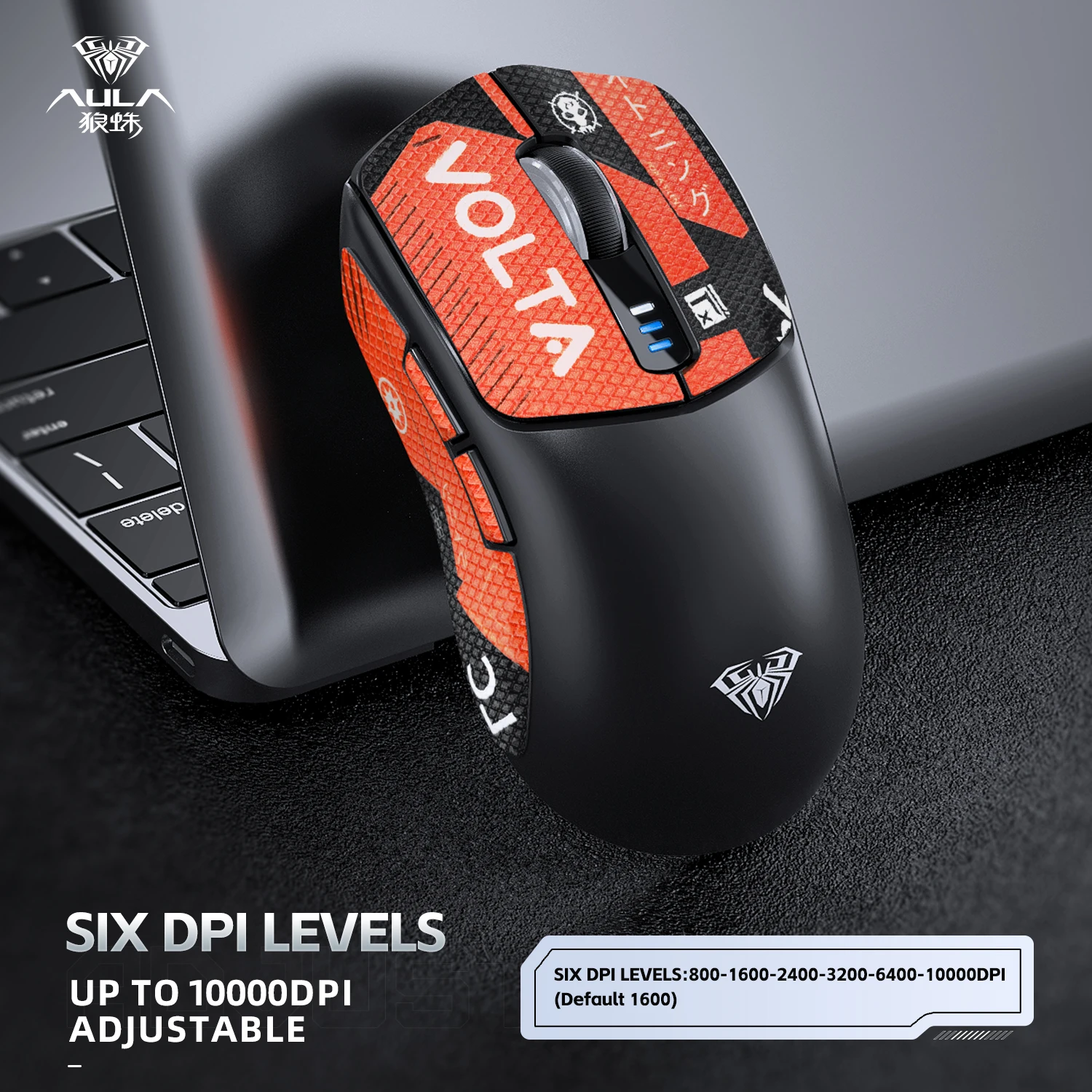 Mouse da gioco AULA SC580 Mouse Bluetooth ergonomico ricaricabile trimodale Mouse Bluetooth wireless da 10000 DPI per giochi da ufficio Orig