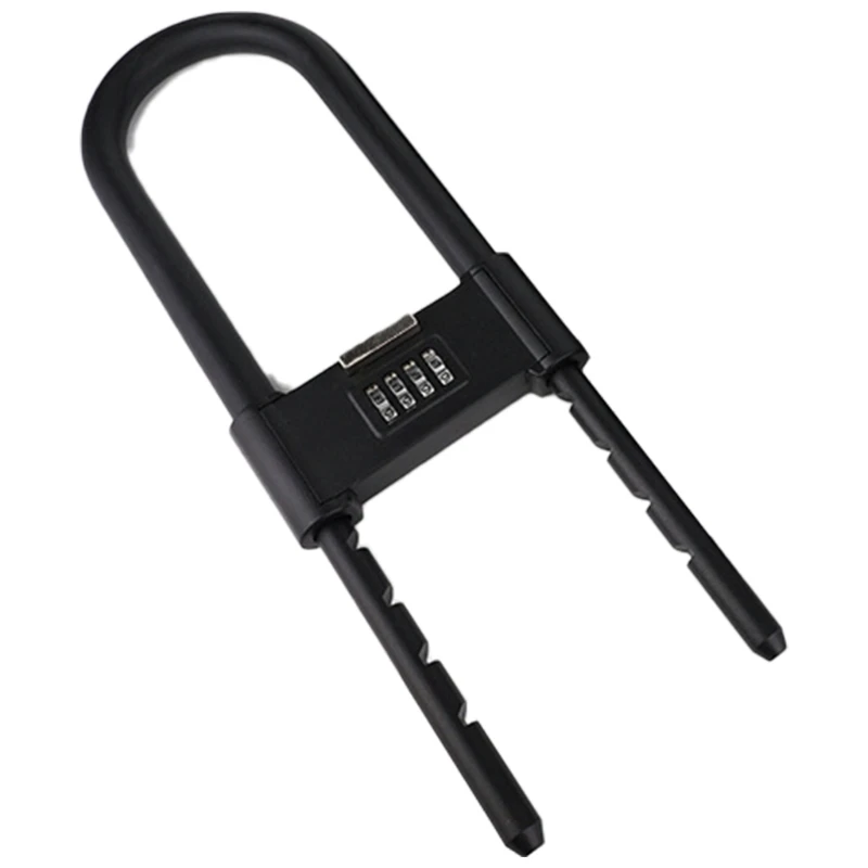 4 Digit Combination Lock Safety Padlock Adjustable Lengthened Shackle Passwords Lock Long Shackle Beam Gym Lockers Lock