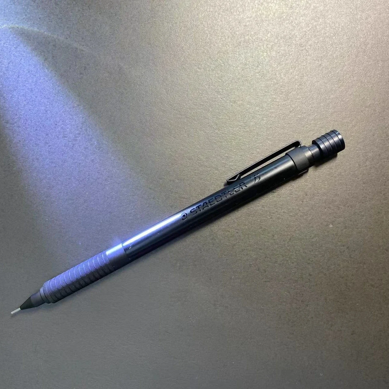 Genius STAEDTLER 30th Anniversary Limited Edition 925 Frosted Black Writing Drawing Metal Rod Automatic Pencil Gift