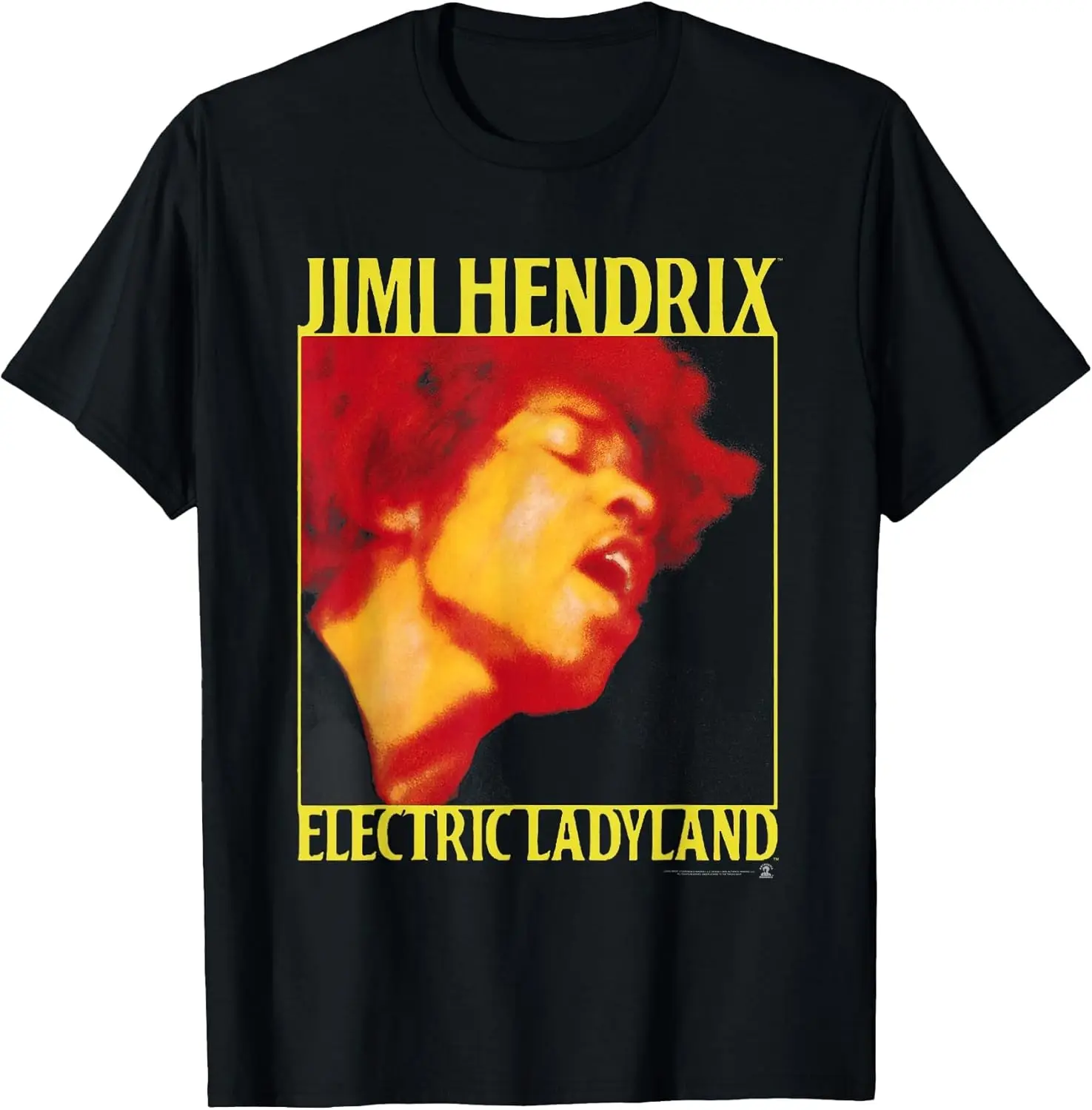 Electric Ladyland T-Shirt 100% Cotton Trendy Y2K Short-Sleeve Tee – Soft, Quick-Drying, & Moisture-Wicking; Ideal Sports Casual