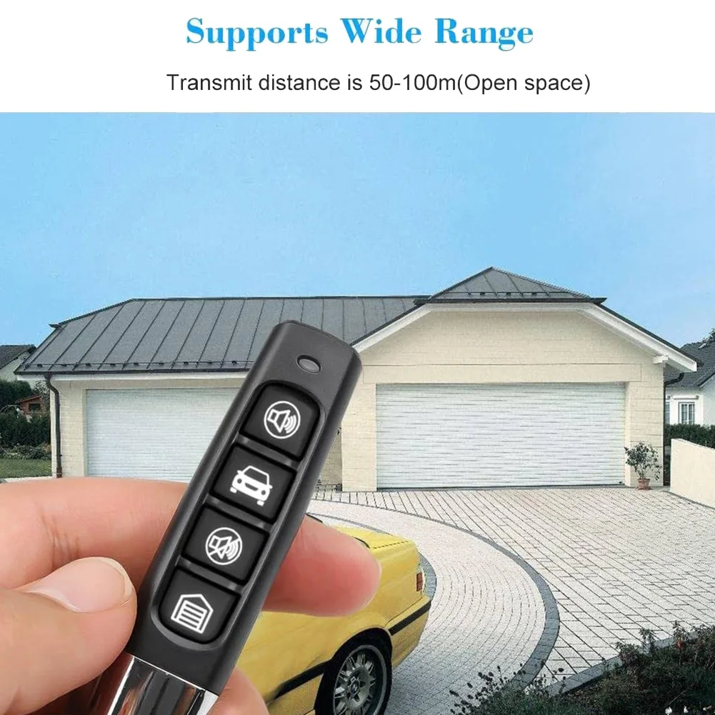 Duplicateur de télécommande universelle pour porte de garage, ouvre-porte, 4 boutons clés, 433 Z successifs, nouveau, 3 pièces