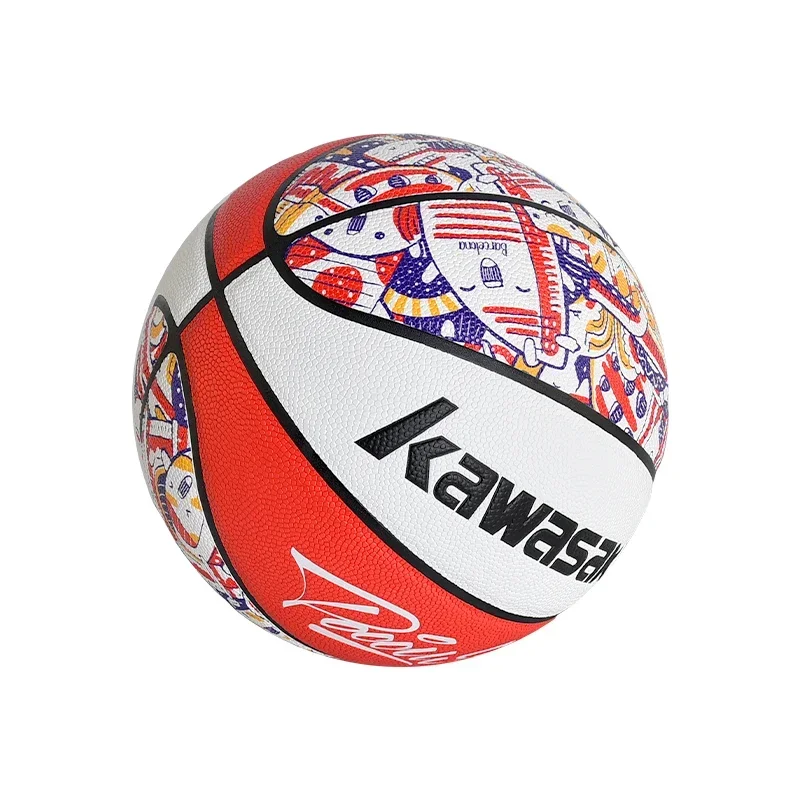 

Adult Wear Basketball gift blue ball soft leather hand feeling kindergarten children elementary school students basketball