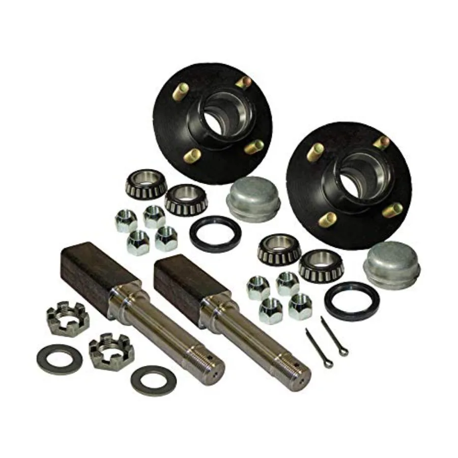 

Пара 4-болтовых ступиц на 4-дюймовой втулке с 2 квадратными валами Прямые шпиндели 1 дюйм и подшипниками для сверхмощных промышленных машин