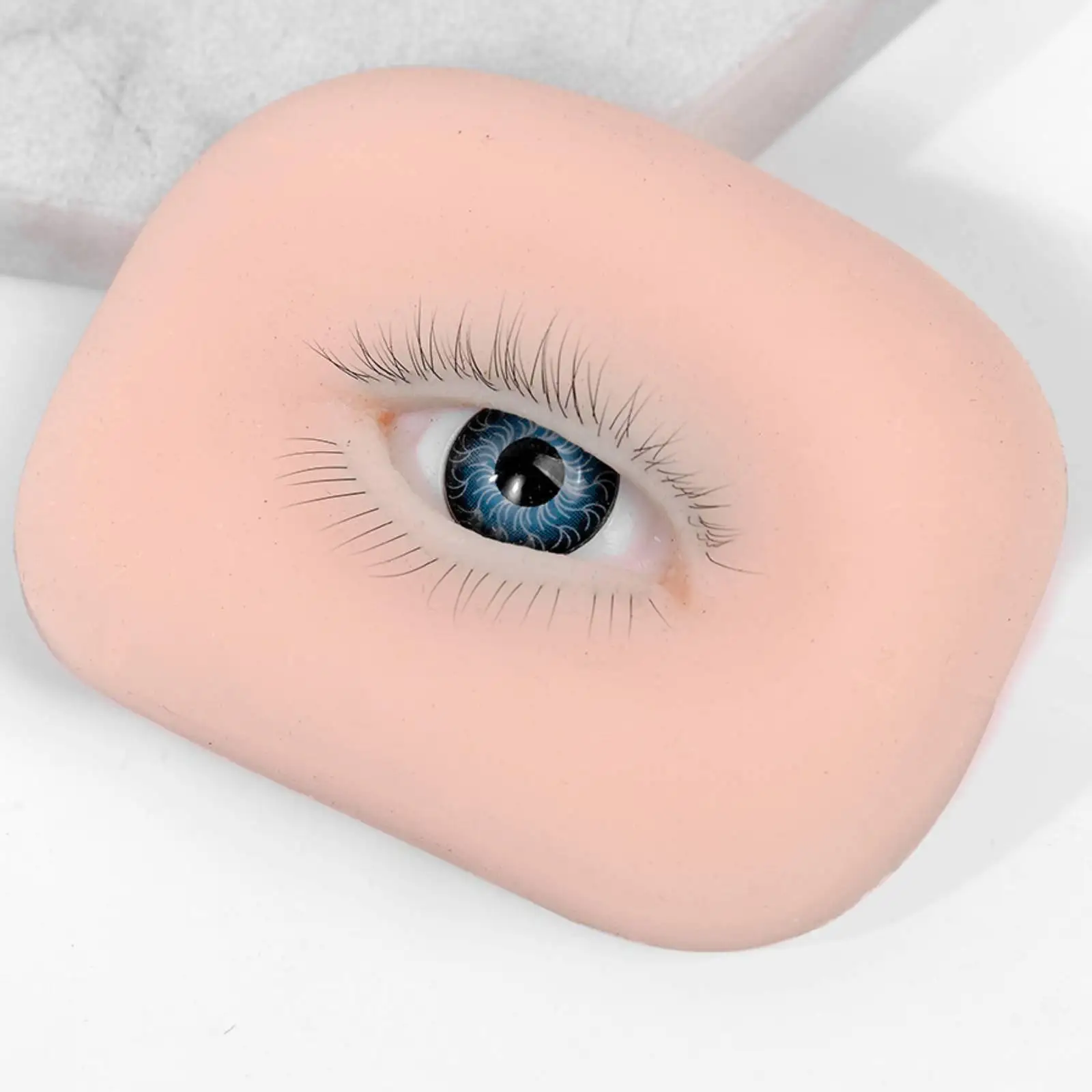 3D Eyelash Practice Module Soft Silicone Eye Model for Eyelash Lifting Enhancement Kit Great for Beginners Extension Training