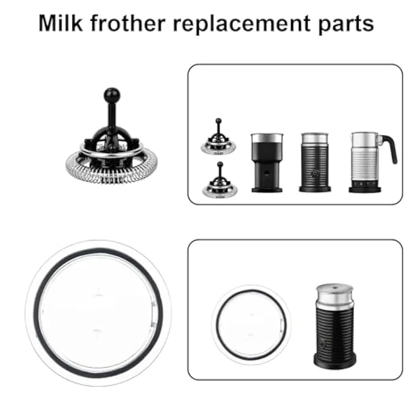 B51C Milk Frother Replacement Parts Lid For Nespresso Aeroccino 3 Blender Replacement Parts