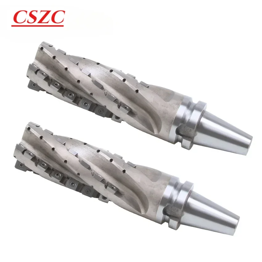 

NEW 30pcs carbide insert+ 50mm corn milling head bt40-bmc50-76 handle whole can insert the blade numerical control millingcutter