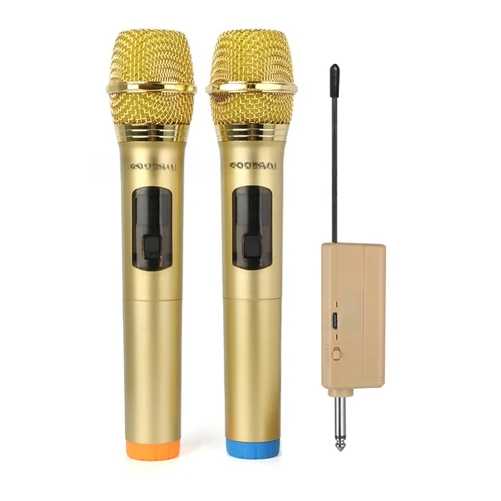 MIM-M238 Wireless Microphone One to Two Channel Universal Microphone KTV Outdoor Singing Speaker Stage Speech