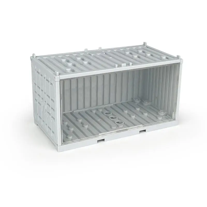 컨테이너 무기 상자 벽돌 액세서리 장면 2차 세계 대전 WW2 군인 SWAT 빌딩 블록 벽돌 어린이 장난감