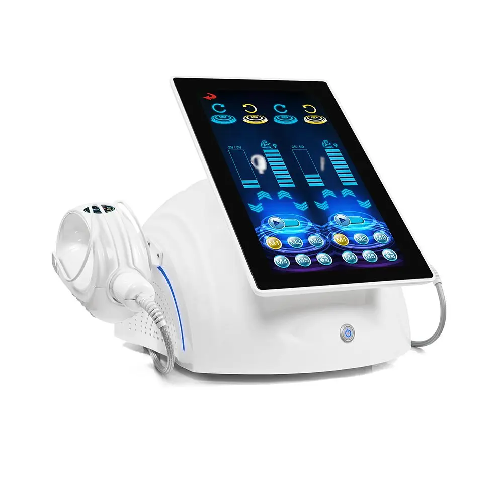 Máquina de Modelagem Corporal com Tela Touch de 15,6 Polegadas 2 em 1, Rolador de Micro-Vibração Interno