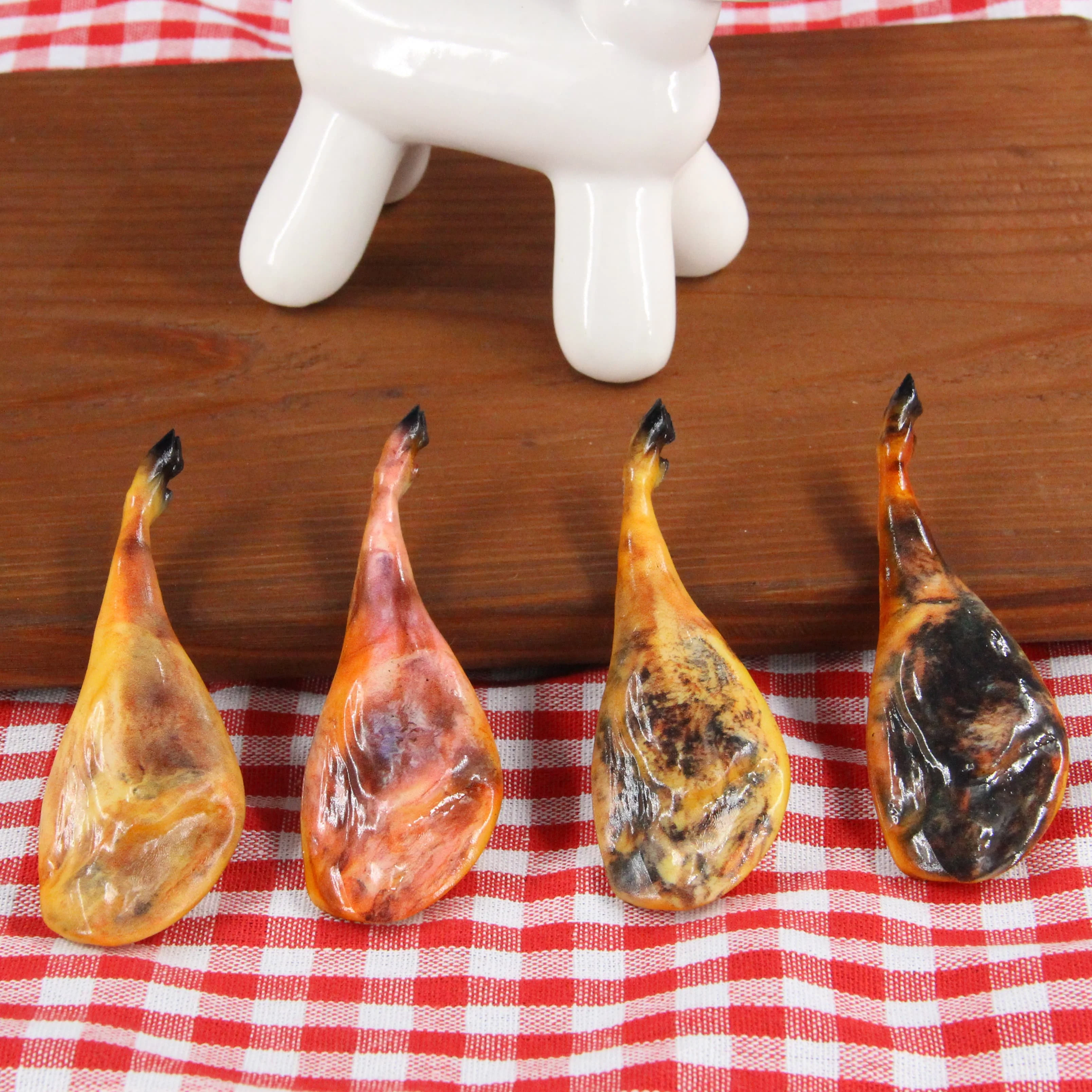 Creative Realistic Spanish Ham Fridge Magnet Miniature Model Highly Realistic Numerous Details Home Decor Souvenir