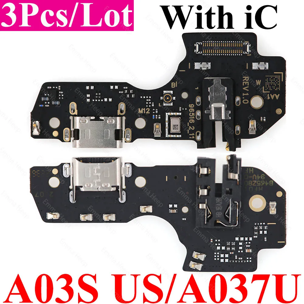 USB Charging Port Charger Board Flex for Samsung Galaxy A02S A03S A02S A03S US  A04S A10S12S A13S A205 A20S A21S A30S A50S A70S