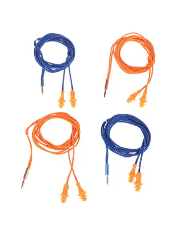 Labor Protection Noise Reduction Soft Silicone Corded Ear Plug Hearing Protection Safe Work Comfortable Earplugs Earmuff